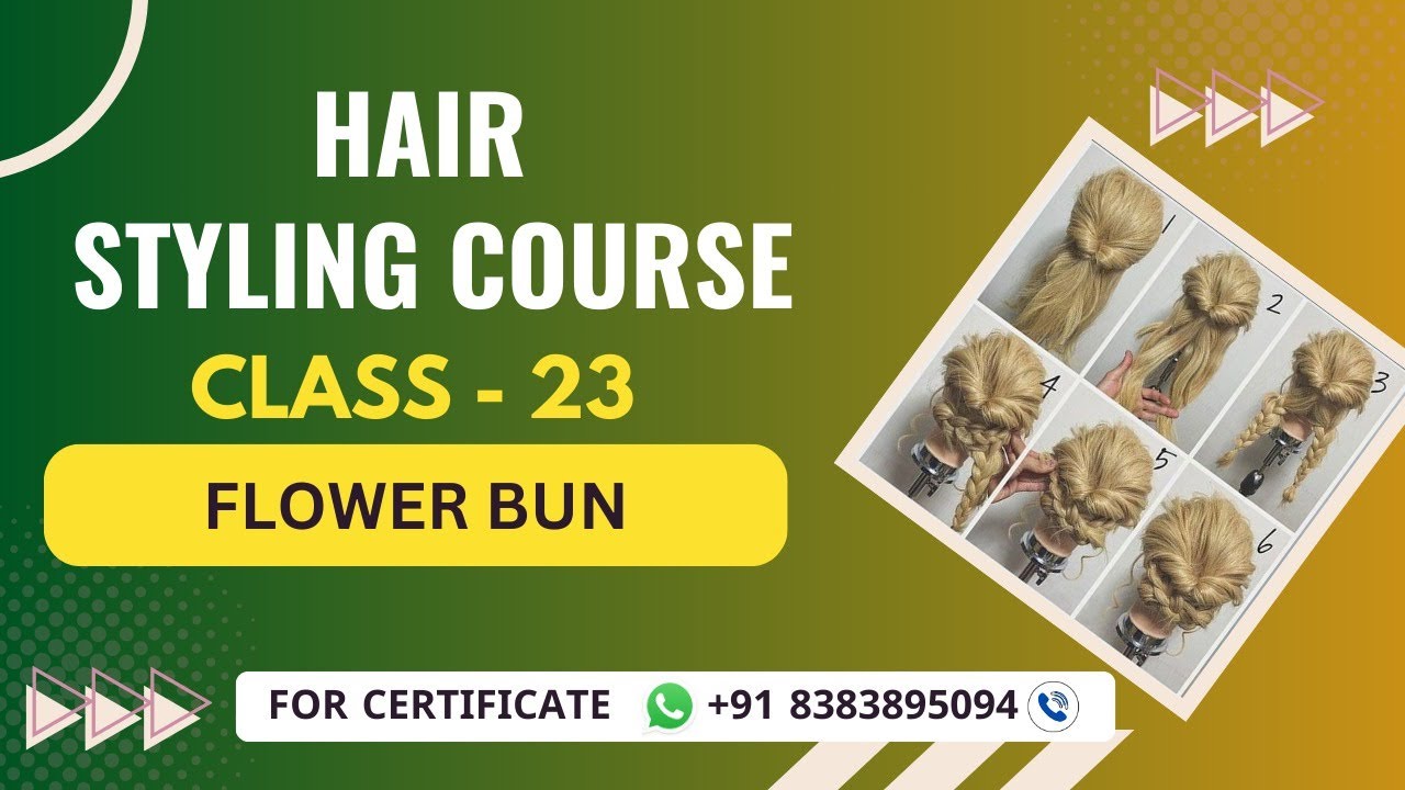 Flower Bun Hairstyling Course