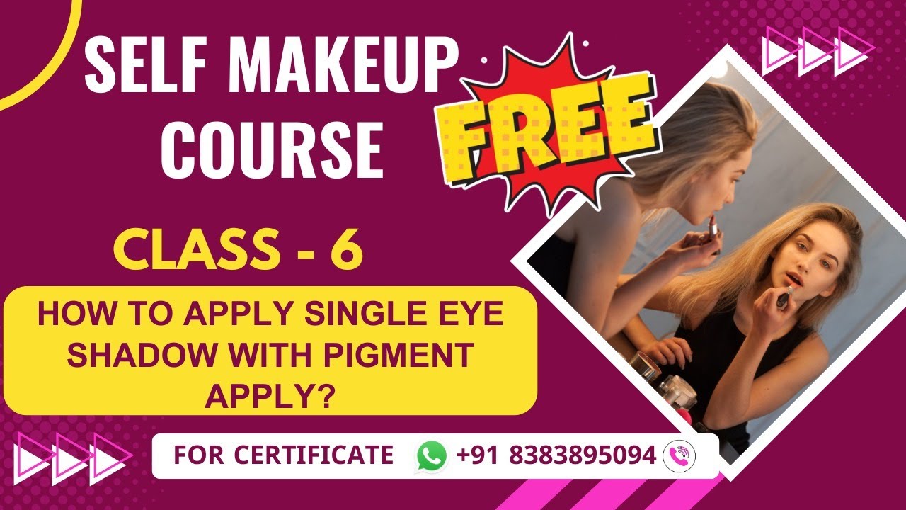 Eye Shadow with Pigment ? | Online Self Makeup Course