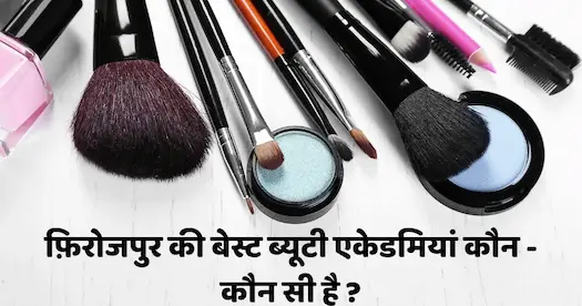 फ़िरोजपुर की बेस्ट ब्यूटी एकेडमियां कौन - कौन सी है ? 