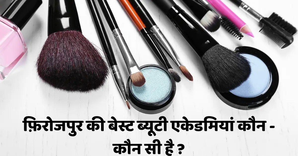 फ़िरोजपुर की बेस्ट ब्यूटी एकेडमियां कौन - कौन सी है ? 