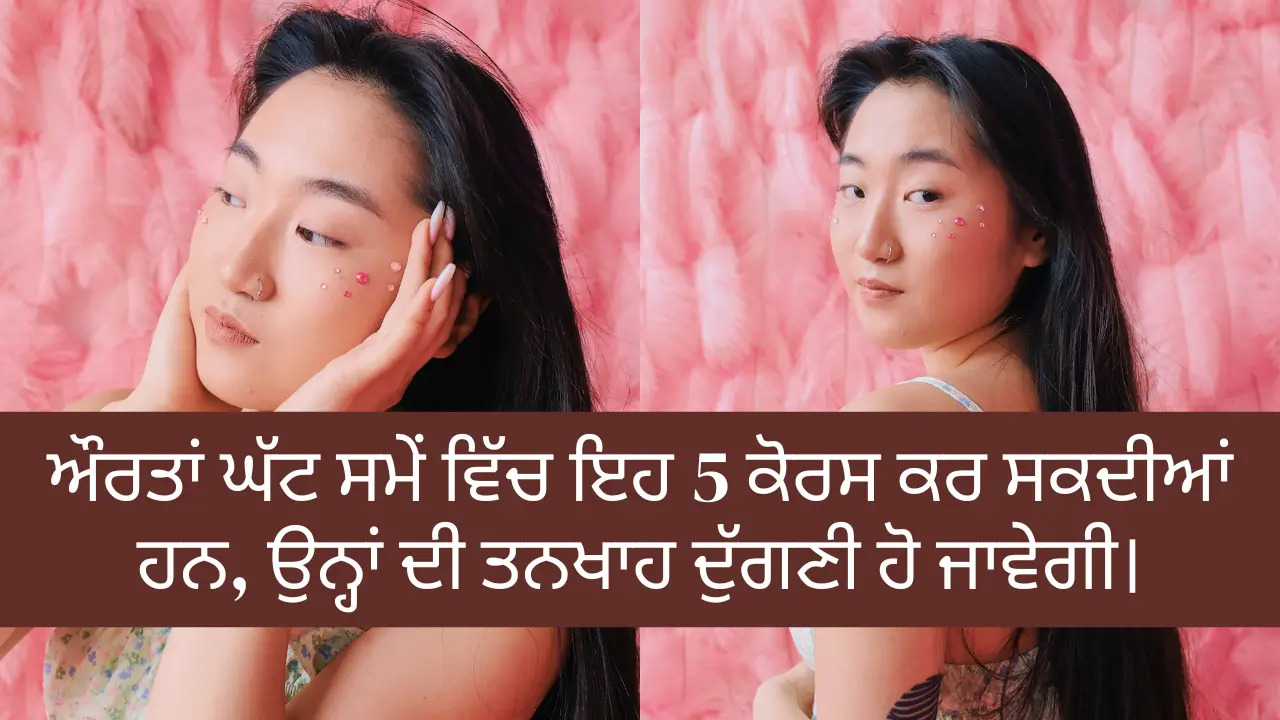 ਔਰਤਾਂ ਘੱਟ ਸਮੇਂ ਵਿੱਚ ਇਹ 5 ਕੋਰਸ ਕਰ ਸਕਦੀਆਂ ਹਨ, ਉਨ੍ਹਾਂ ਦੀ ਤਨਖਾਹ ਦੁੱਗਣੀ ਹੋ ਜਾਵੇਗੀ।