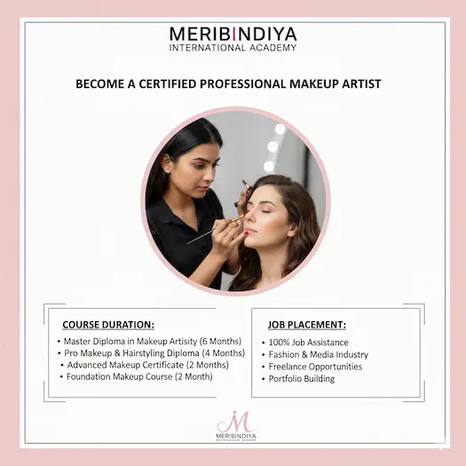 Meribindiya International Academy's Professional Makeup Artist Course